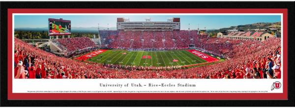 Blakeway Panoramas Utah Utes Framed Panorama Poster