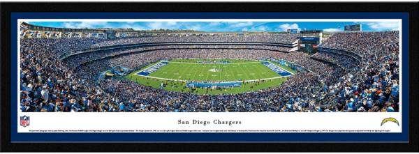 Blakeway Panoramas Los Angeles Chargers Framed Panorama Poster