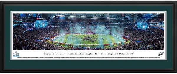 Blakeway Panoramas Super Bowl LII Champions Philadelphia Eagles Deluxe Framed Panorama Poster