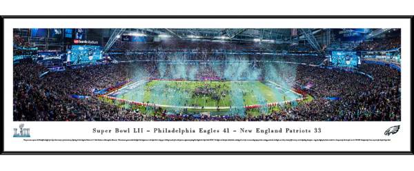 Blakeway Panoramas Super Bowl LII Champions Philadelphia Eagles Standard Framed Panorama Poster