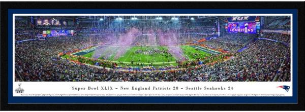 Blakeway Panoramas New England Patriots Framed Panorama Poster