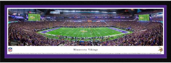 Blakeway Panoramas Minnesota Vikings Framed Panorama Poster