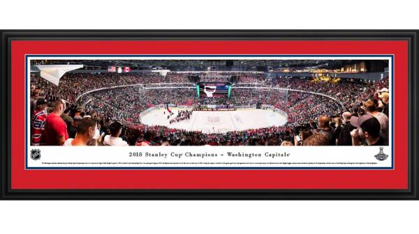 Blakeway Panoramas 2018 Stanley Cup Champions Washington Capitals Deluxe Framed Panorama Poster