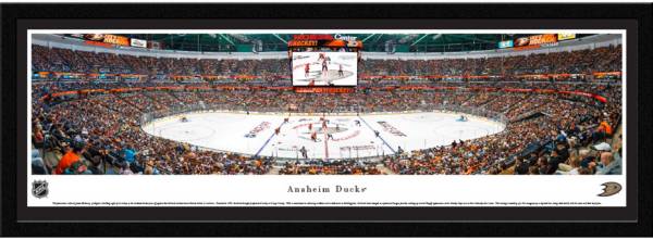 Blakeway Panoramas Anaheim Ducks Framed Panorama Poster