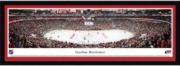 Blakeway Panoramas Carolina Hurricanes Framed Panorama Poster