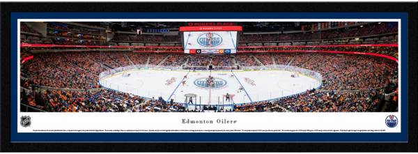 Blakeway Panoramas Edmonton Oilers Framed Panorama Poster
