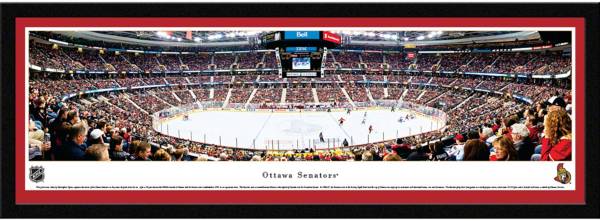 Blakeway Panoramas Ottawa Senators Framed Panorama Poster