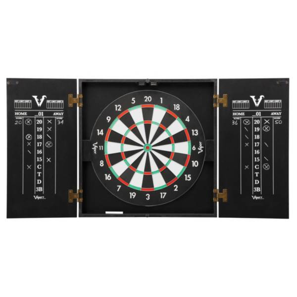 Viper Hideaway Dartboard Cabinet with Reversible Dartboard