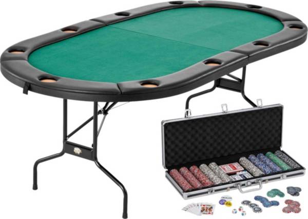 Fat Cat Texas Hold'Em Table and Poker Chip Set product image