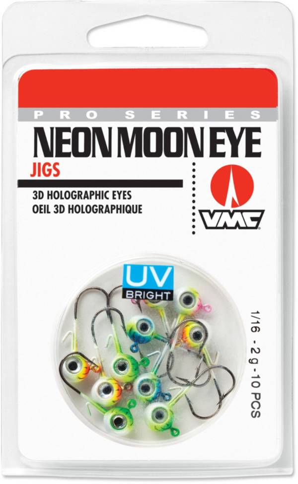 VMC Neon Moon Eye UV Bright Jig Head Kit