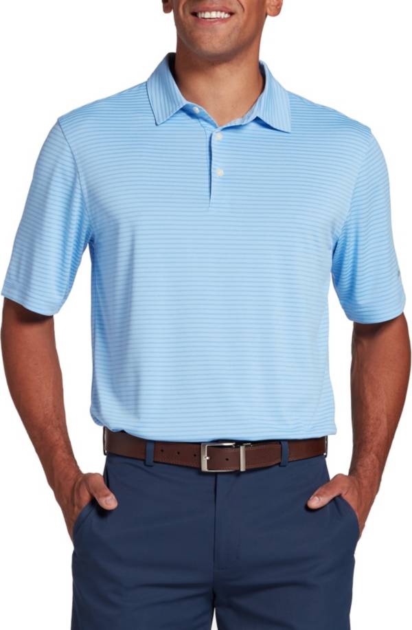 Walter Hagen Men's Essential Texture Stripe Golf Polo