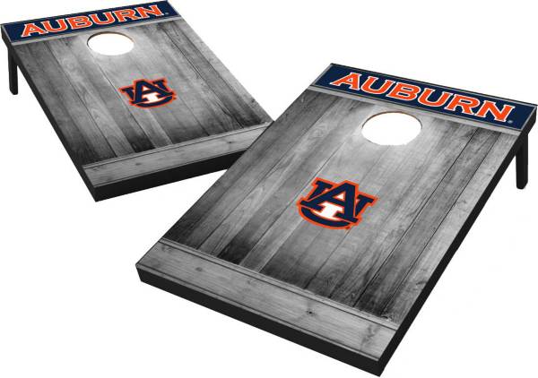 Wild Sports Auburn Tigers NCAA Grey Wood Tailgate Toss