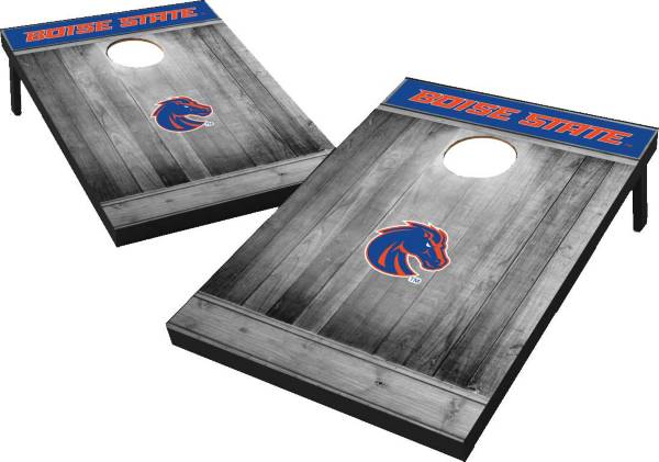 Wild Sports Boise State Broncos NCAA Grey Wood Tailgate Toss
