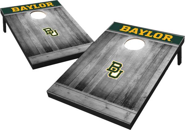 Wild Sports Baylor Bears NCAA Grey Wood Tailgate Toss