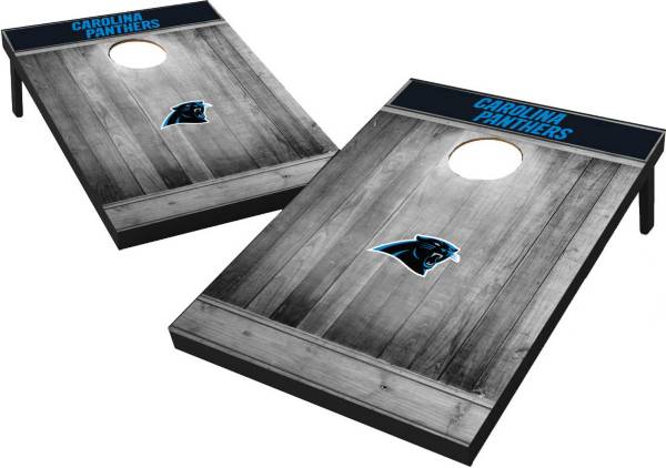 Wild Sports Carolina Panthers Grey Wood Tailgate Toss