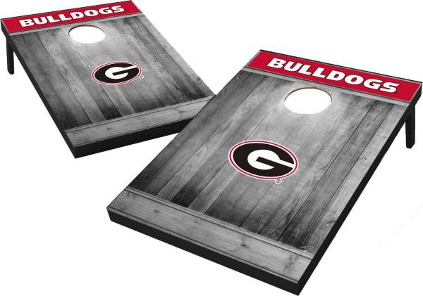 Wild Sports Georgia Bulldogs NCAA Grey Wood Tailgate Toss product image