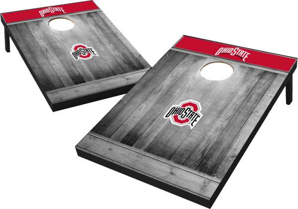 Wild Sports Ohio State Buckeyes NCAA Grey Wood Tailgate Toss