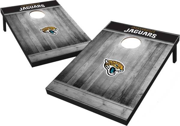 Wild Sports Jacksonville Jaguars Grey Wood Tailgate Toss