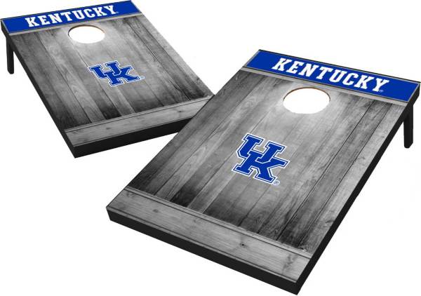 Wild Sports Kentucky Wildcats NCAA Grey Wood Tailgate Toss