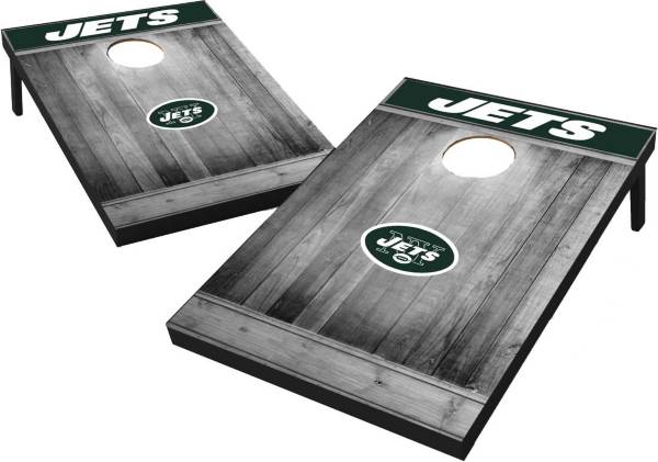 New York Jets Grey Wood Tailgate Toss