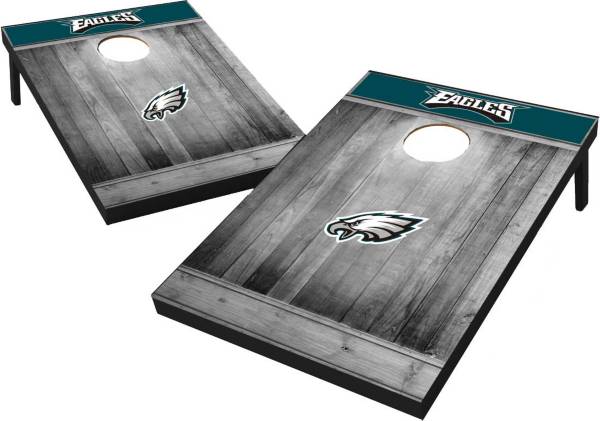 Philadelphia Eagles Grey Wood Tailgate Toss