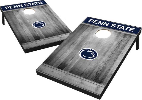 Wild Sports Penn State Nittany Lions NCAA Grey Wood Tailgate Toss