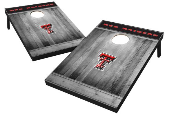 Wild Sports Texas Tech Red Raiders NCAA Grey Wood Tailgate Toss