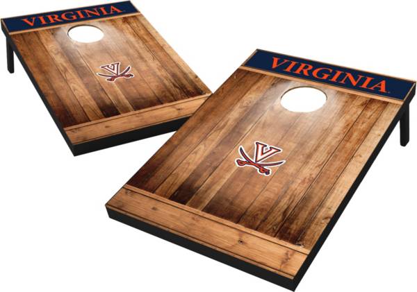 Wild Sports Virginia Cavaliers NCAA Brown Wood Tailgate Toss