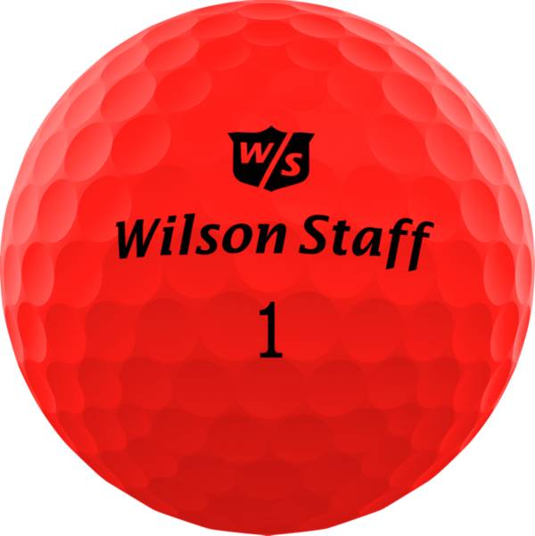 Wilson Staff Duo Soft Optix Red Golf Balls