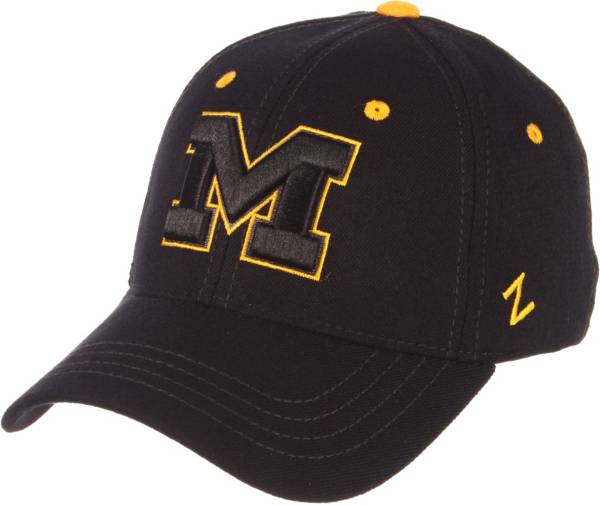 Zephyr Men's Michigan Wolverines Element II Adjustable Black Hat