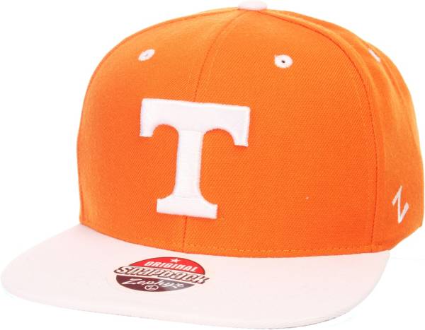 Zephyr Men's Tennessee Volunteers Tennessee Orange/White Script Adjustable Snapback Hat