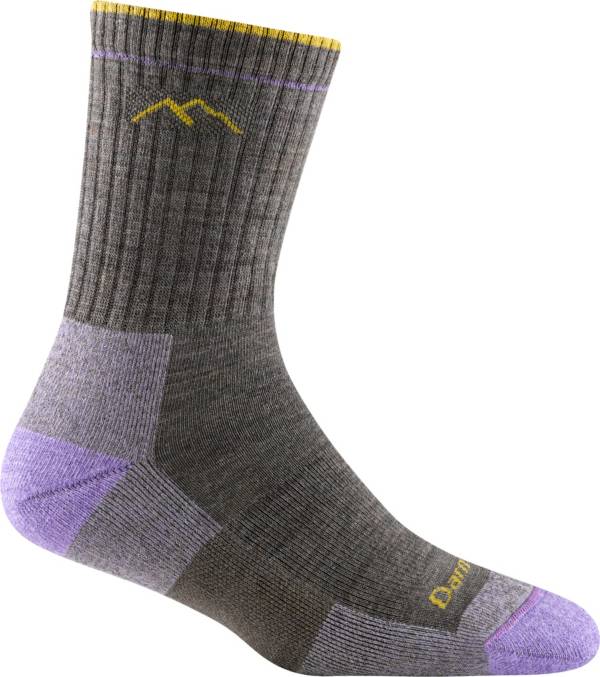 Darn Tough Women's Hiker Cushioned Micro Crew Midweight Hiking Socks