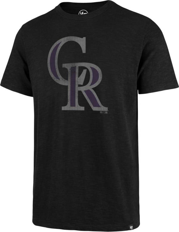 ‘47 Men's Colorado Rockies Black Scrum T-Shirt