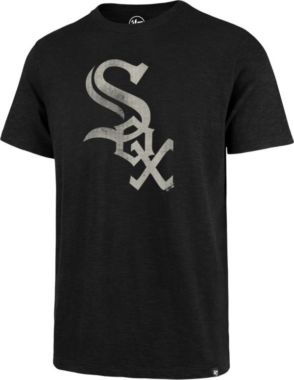 ‘47 Men's Chicago White Sox Black Scrum T-Shirt