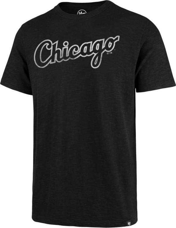 ‘47 Men's Chicago White Sox Black Scrum T-Shirt