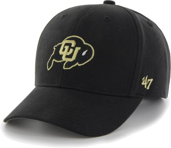 ‘47 Youth Colorado Buffaloes MVP Primary Adjustable Black Hat