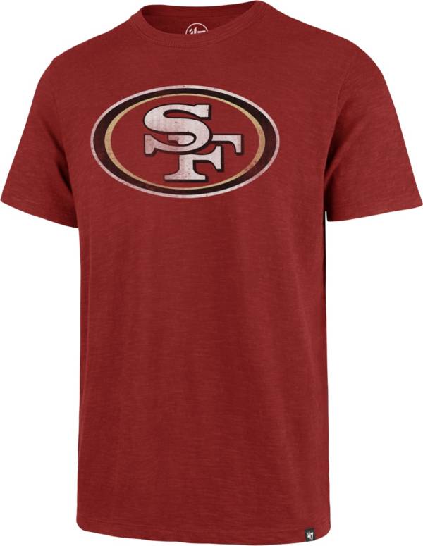47 Men's San Francisco 49ers Scrum Logo Red T-Shirt