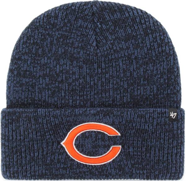 47 Men's Chicago Bears Brainfreeze Navy Cuffed Knit Hat