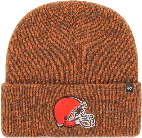 '47 Men's Cleveland Browns Brainfreeze Brown Cuffed Knit
