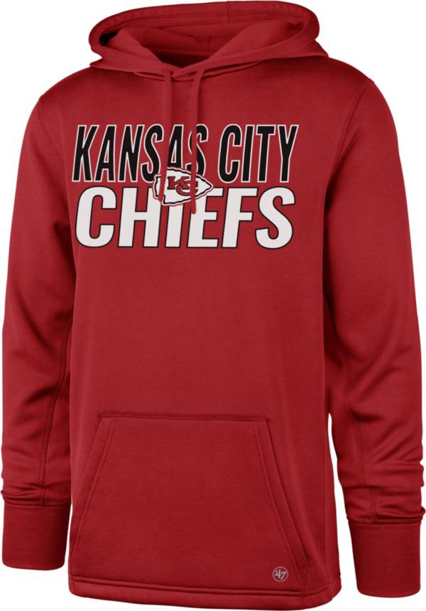 ‘47 Men's Kansas City Chiefs Tech Fleece Red Performance Hoodie