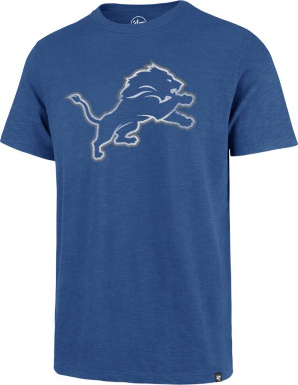 47 Men's Detroit Lions Scrum Logo Blue T-Shirt