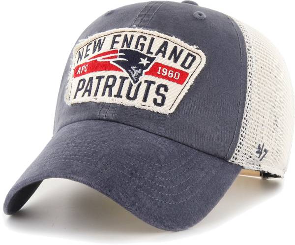 '47 Men's New England Patriots Crawford Clean Up Adjustable Navy Hat