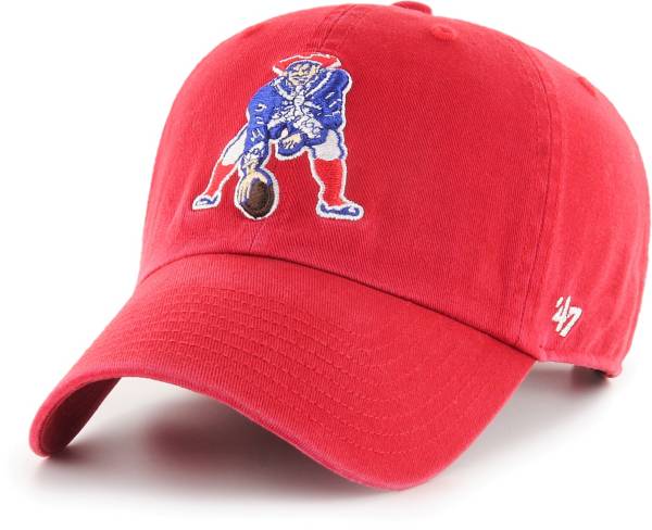 '47 Men's New England Patriots Legacy Clean Up Adjustable Red Hat