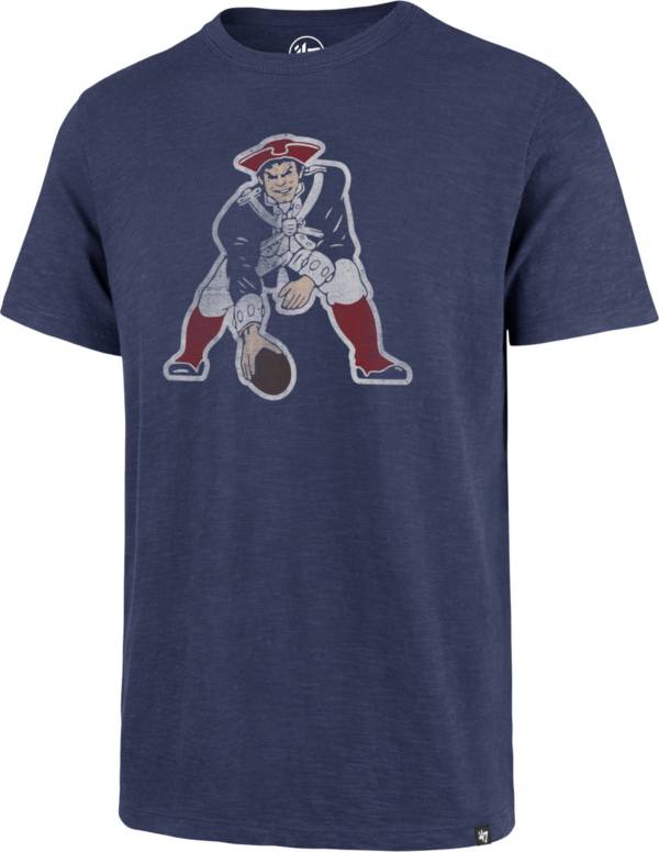 ‘47 Men's New England Patriots Scrum Logo Legacy Blue T-Shirt