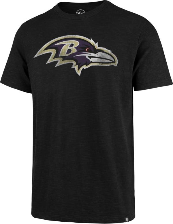 47 Men's Baltimore Ravens Scrum Logo Black T-Shirt