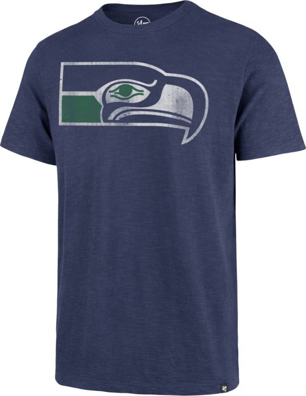 ‘47 Men's Seattle Seahawks Scrum Logo Legacy Blue T-Shirt