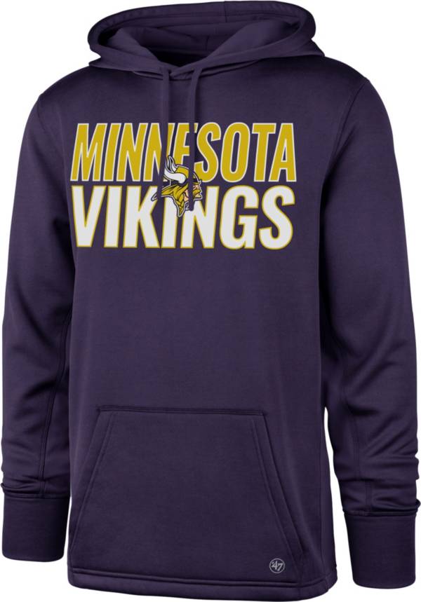 ‘47 Men's Minnesota Vikings Tech Fleece Purple Performance Hoodie