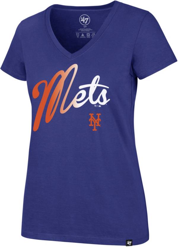 '47 Women's New York Mets Ultra Rival V-Neck T-Shirt