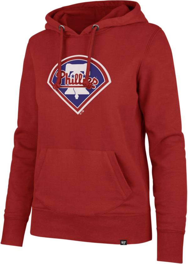 ‘47 Women's Philadelphia Phillies Red Headline Pullover Hoodie