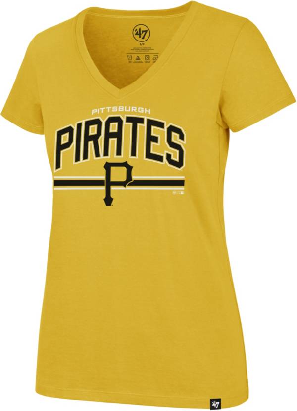 '47 Women's Pittsburgh Pirates Ultra Rival V-Neck T-Shirt